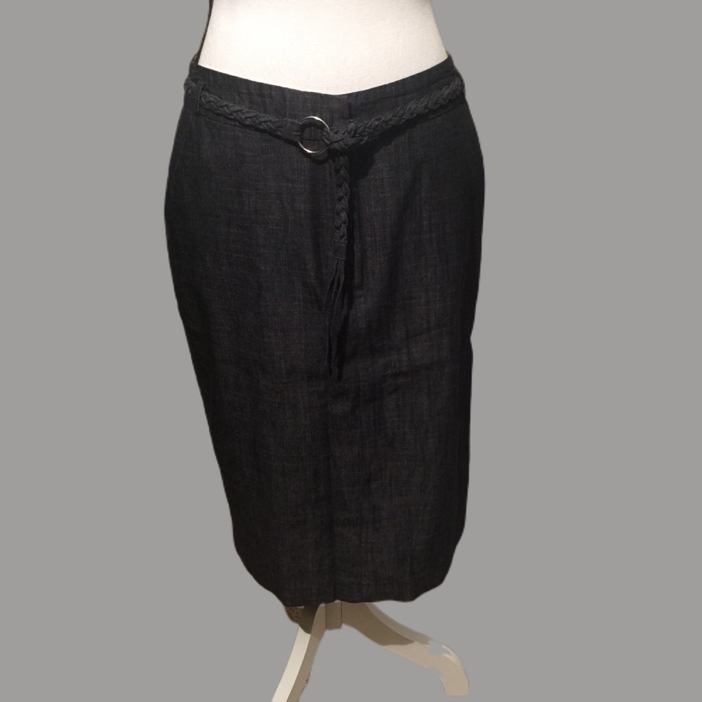 Laura Leigh Ltd - zip front side pocket skirt